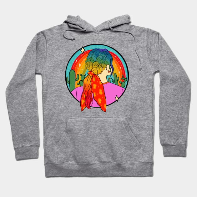 Rainbow Girl Hoodie by Doodle by Meg